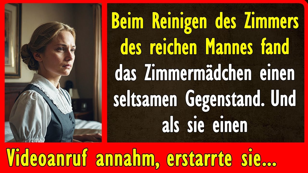 Beim Reinigen des Zimmers des reichen Mannes fand das Zimmermädchen einen seltsamen Gegenstand