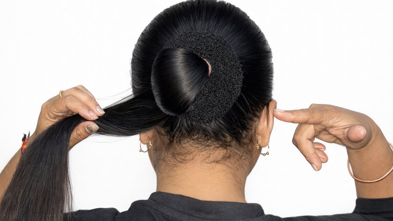 ✨’’ 5 Minute Donut Bun Hack | Long Hair Girls Must Try | Easy Juda Hairstyle 