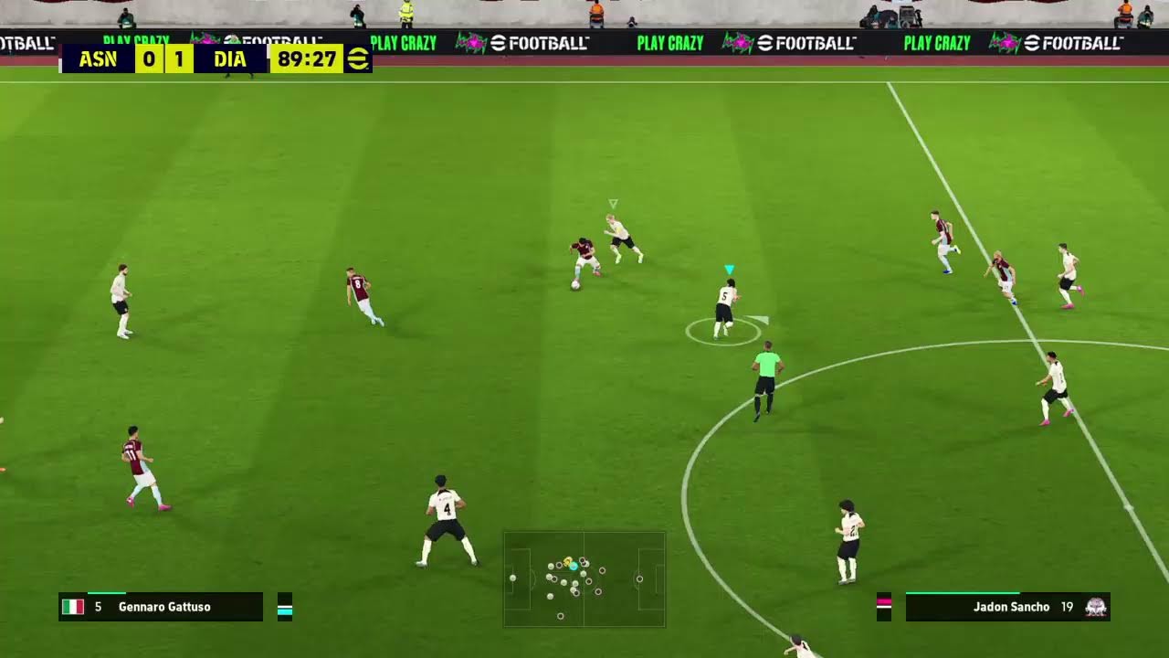 Efootbal gameplay