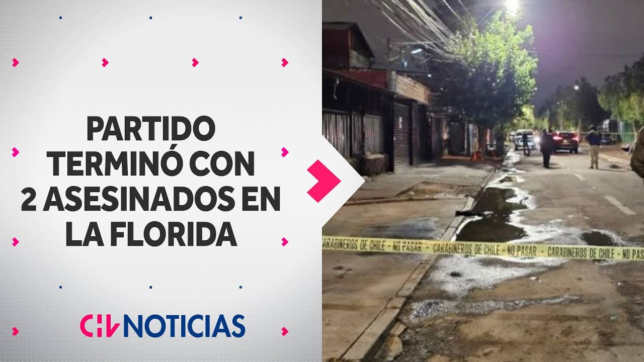 Partido benéfico terminó con 2 asesinados en La Florida: Una víctima fue acribillada con 27 disparos