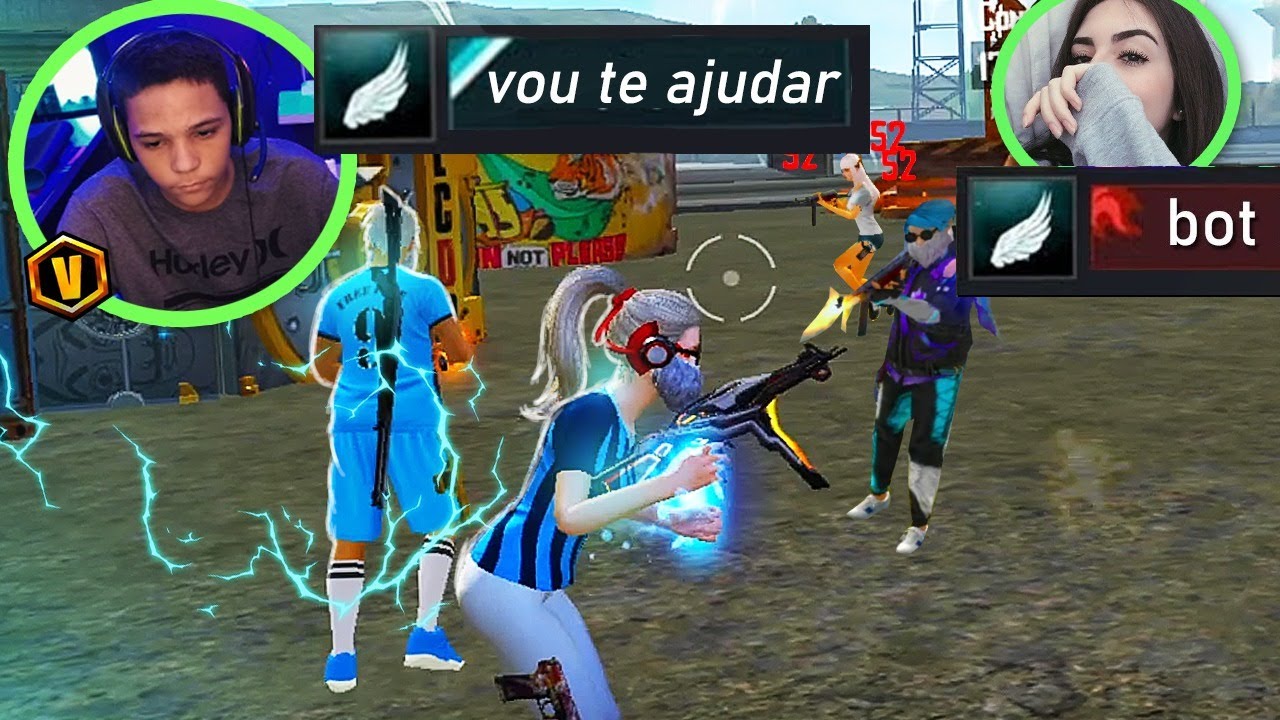FUI HUMILHADO PELA LINE FEMININA E CHAMEI UM PRO PLAYER FAMOSO PRA COBRAR NO X1!!