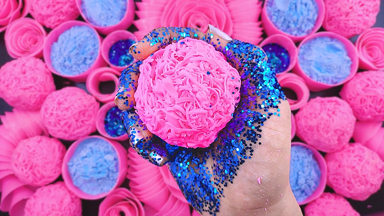 ASMR ⋆ Soap boxes with starch & glitter ⋆ Soap balls ⋆ ASMR soap crunching ⋆ Most satisfying ASMR