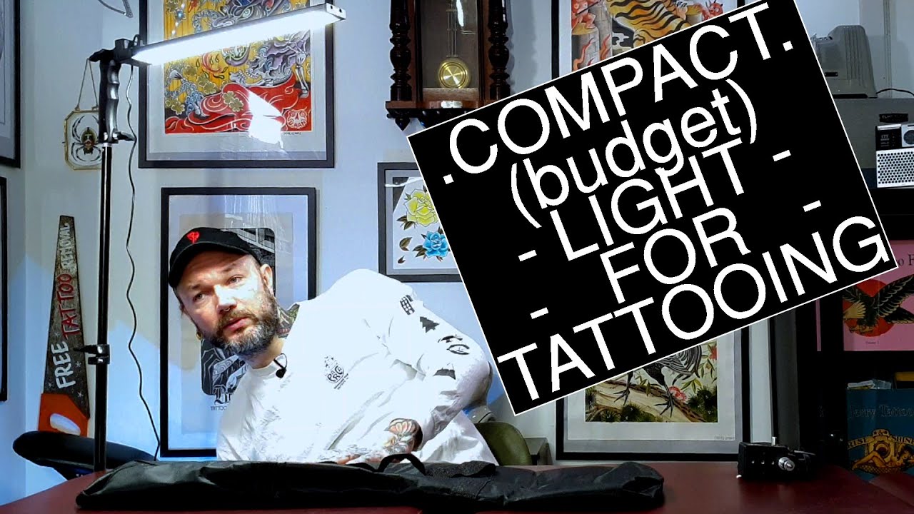 Compact Work and Travel Light for Tattooing