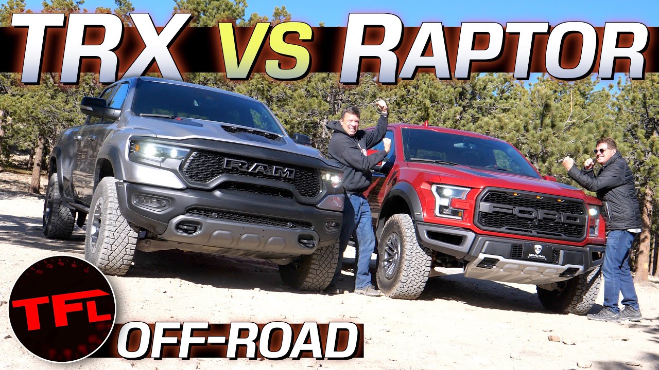 It’s On! Ram TRX vs Ford F-150 Raptor In SURPRISING Off-Road Showdown With Special Guest Star Truck!