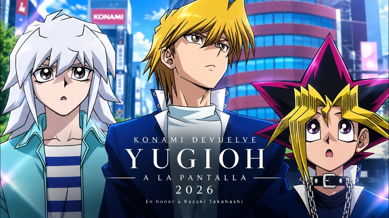 YUGIOH VUELVE A LA PANTALLA 2026 😱 KONAMI SACA NUEVA  ANIMACI&Oacute;N 
