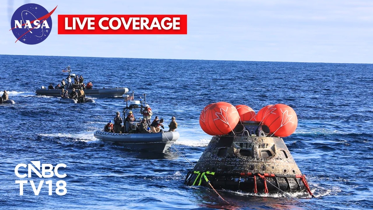 NASA's Artemis II LIVE Mission Coverage: Artemis II Splashdown LIVE&ndash; Artemis II Lunar Mission | N18G