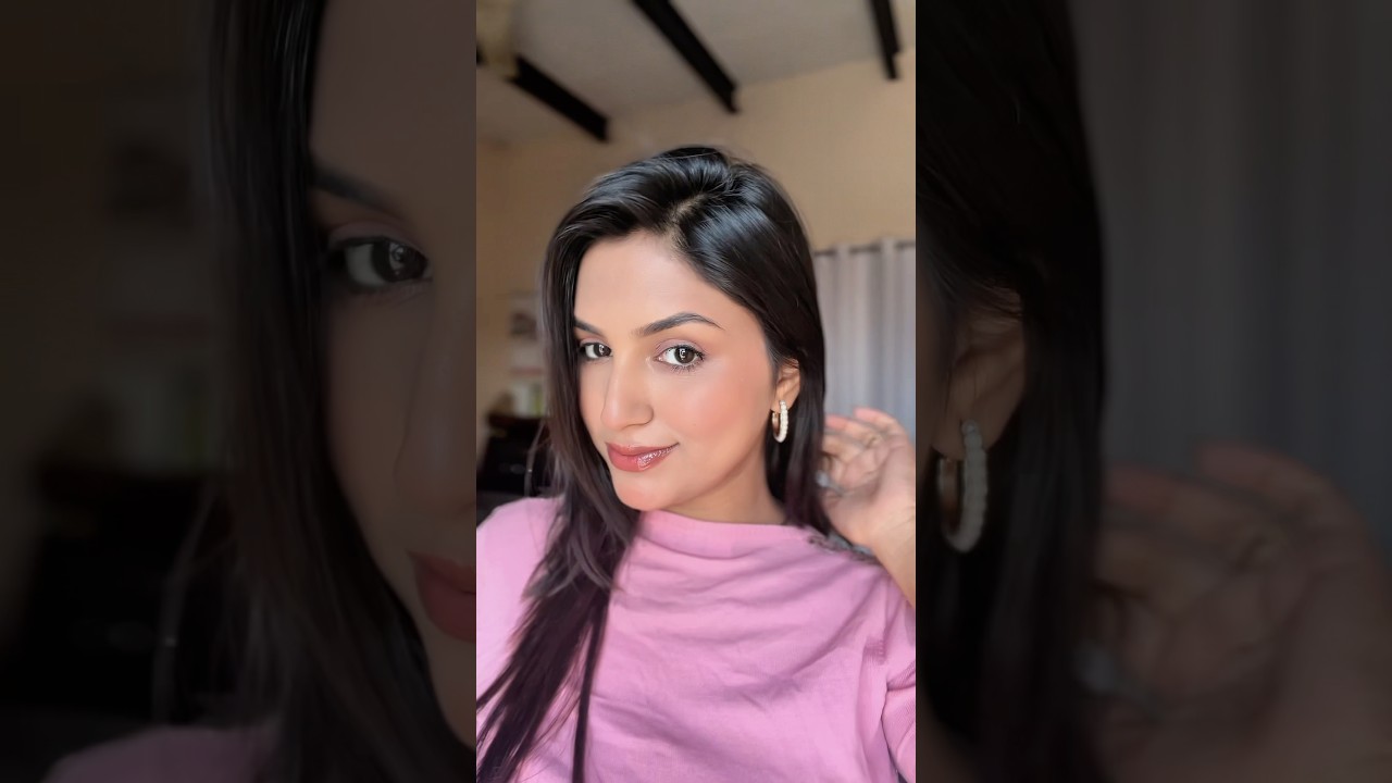 Soft Pink Natural Makeup 🌺 #shorts #makeuplook #viral #trending #short #bukhaar #softpinkmakeup