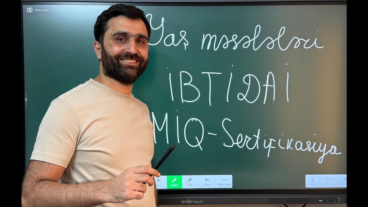 YAŞ məsələləri / İBTİDAİ MİQ-Sertifikasiya