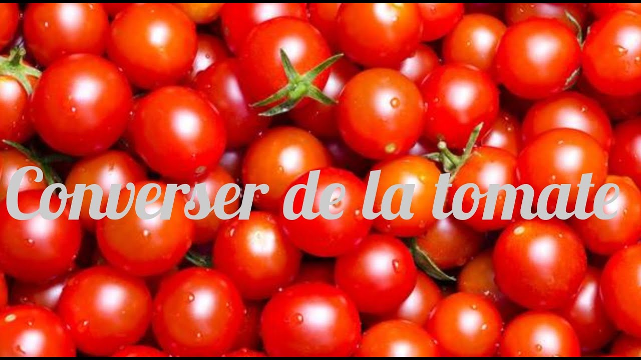 Conserver de la tomate (Cerises en bocaux)