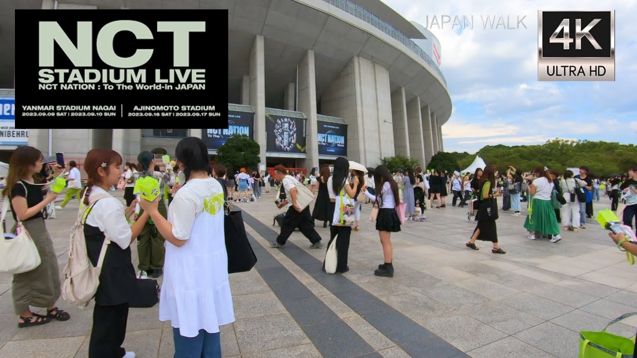 NCT STADIUM LIVE NCT NATION To The World-in JAPAN ヤンマースタジアム長居 walk around Yanmar Stadium Nagai