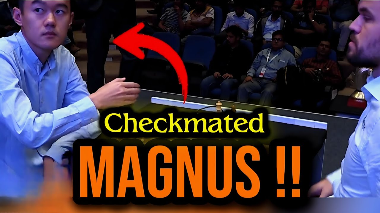 When Ding liren Checkmated Magnus Carlsen !! Tata steel blitz 2019 !!