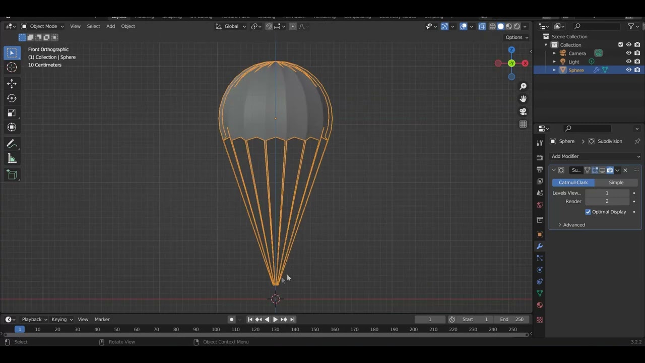 Parachute Tutorial with Blender