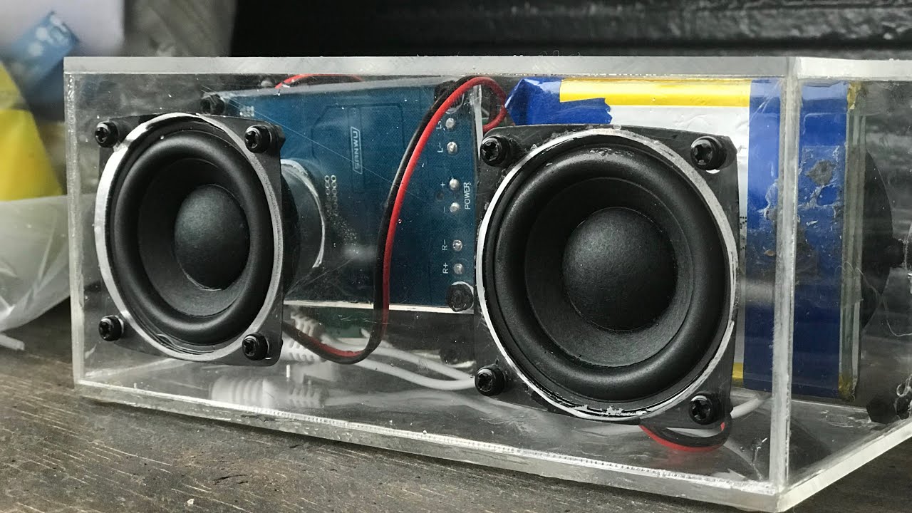 自作のBluetoothスピーカーを作った。