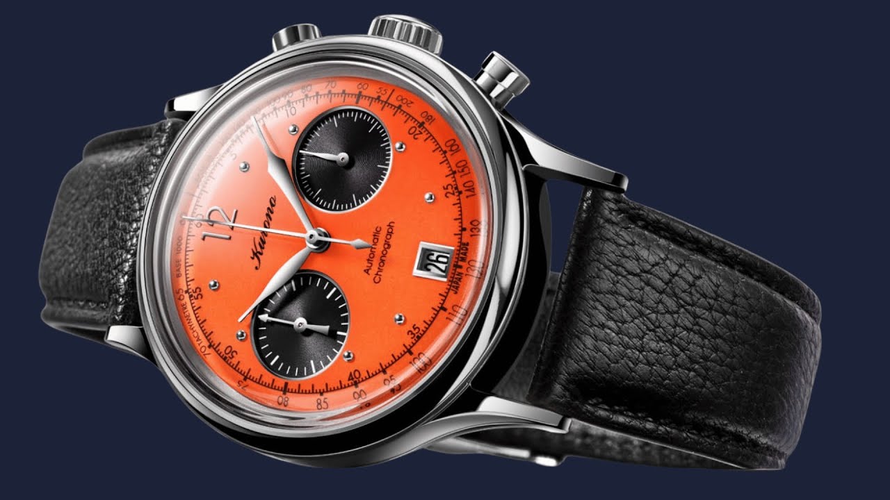 Kurono Tokyo Vermilion Chronograph | Bold New Release by Hajime Asaoka