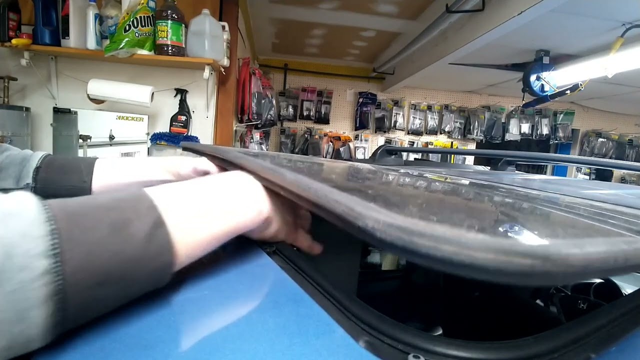 Honda Element power sunroof removal demo
