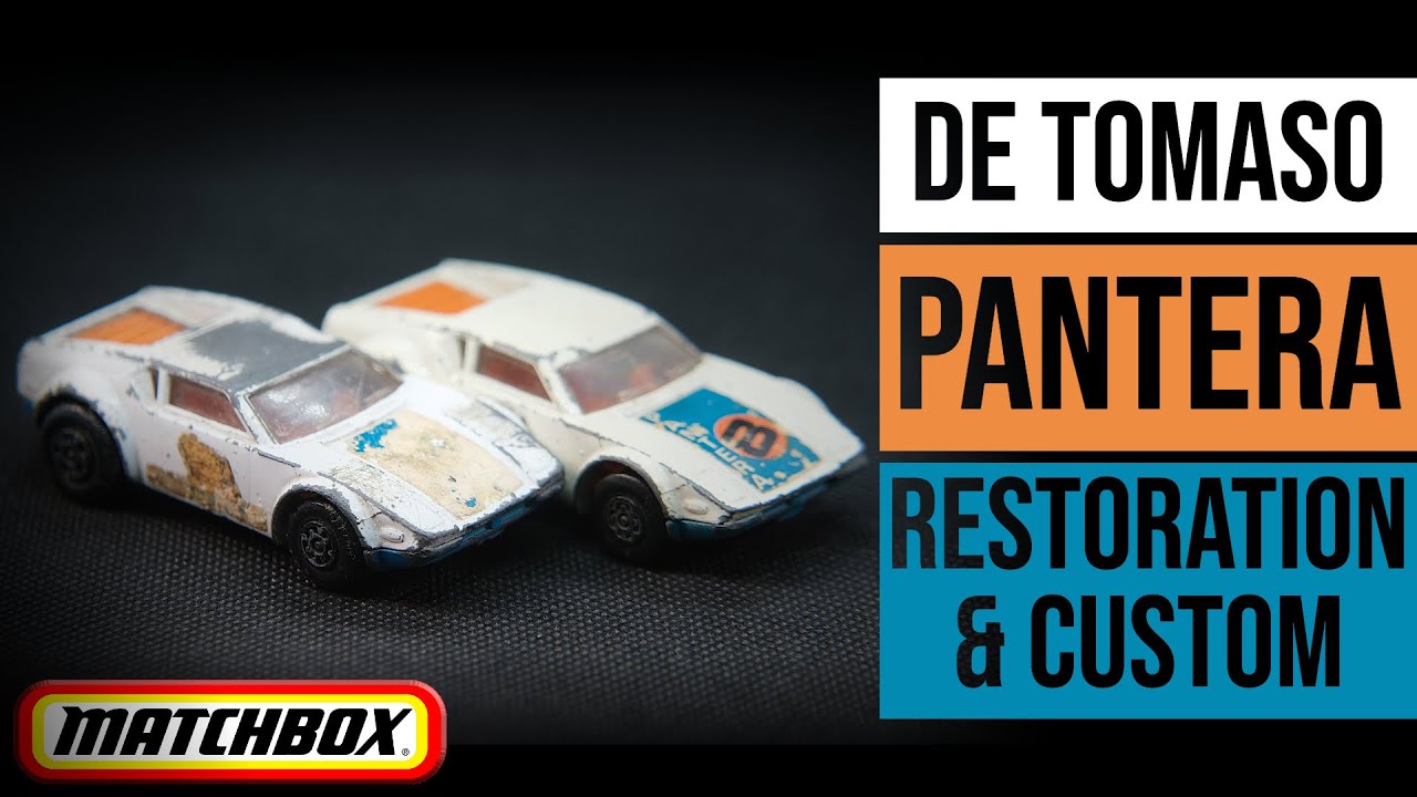 MATCHBOX restoration and custom: 8G De Tomaso Pantera