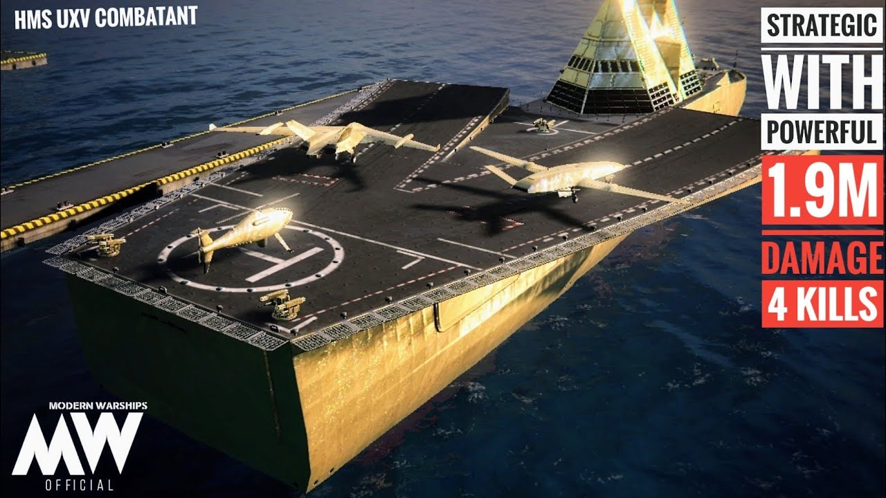 HMS UXV COMBATANT - Best way to use very deadly - Modern Warships
