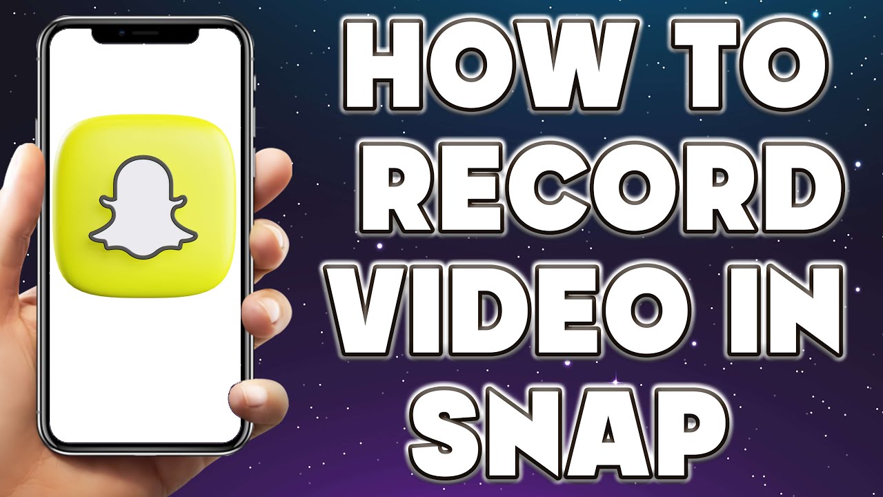 How To Record Video In Snap | How To Record On Snapchat Without Holding Record Button