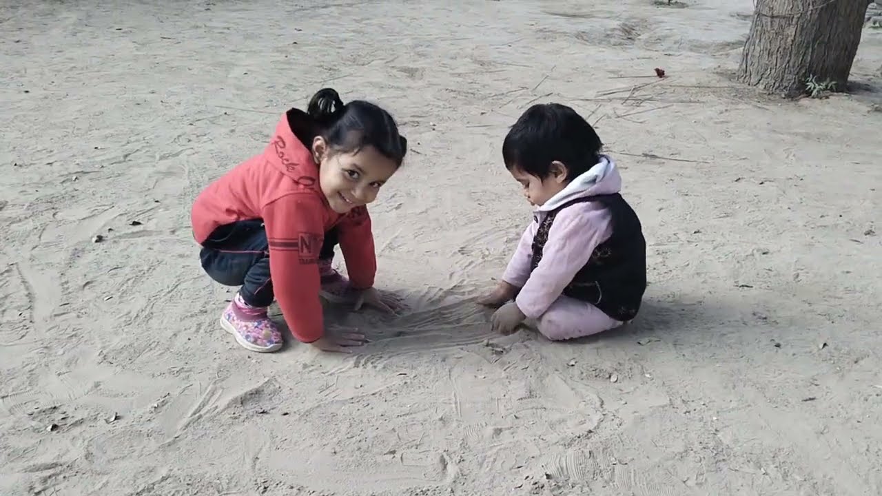 Playing with friends 