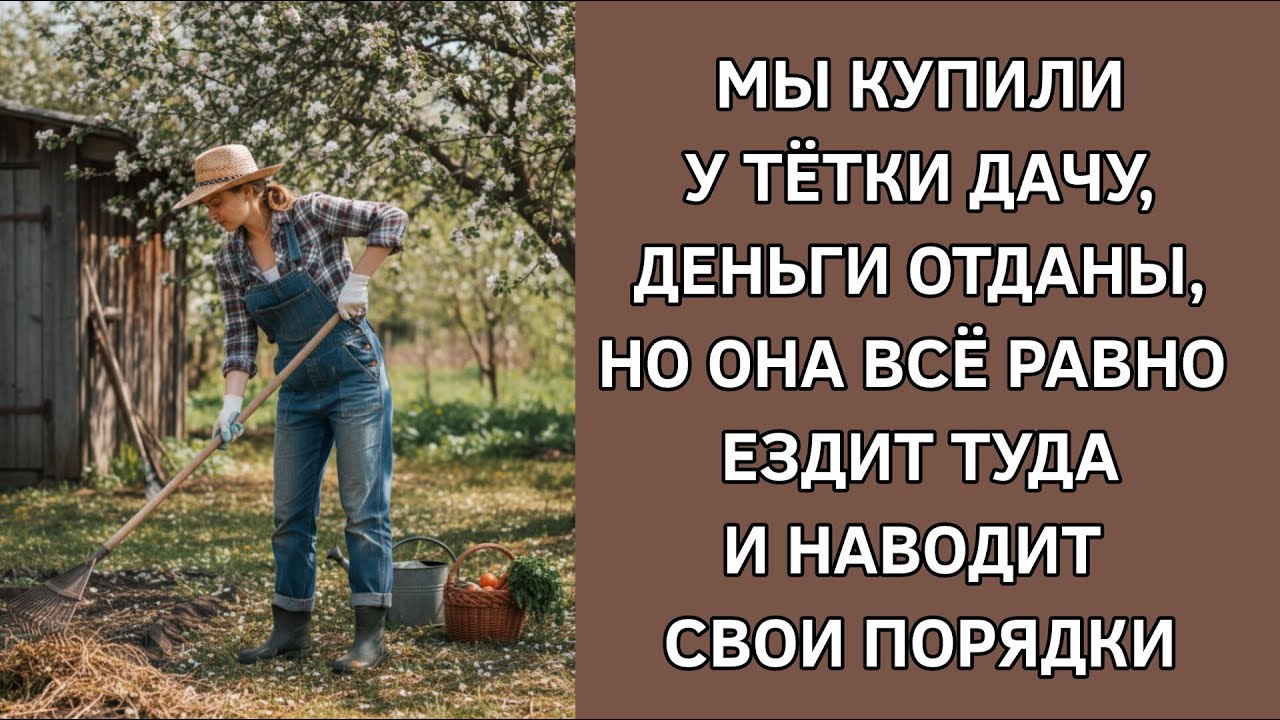 Мы купили у тётки дачу, деньги отданы, а она до сих пор туда приезжает! Знала бы, никогда не купила!
