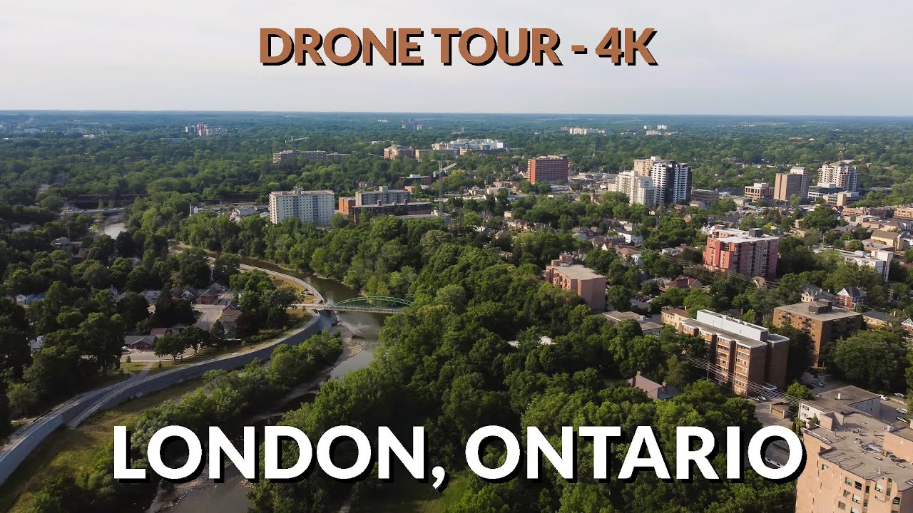 Drone Video 4K: London, Ontario - an Aerial Perspective