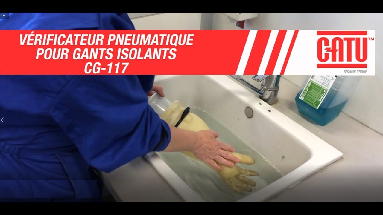 CATU TESTEUR DE GANTS ISOLANTS CG 117 FR