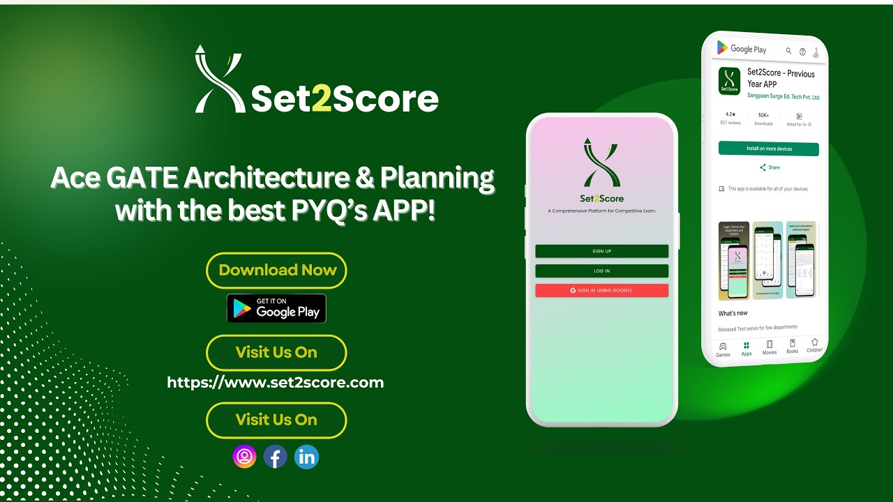 GATE AR Architecture & Planning Solved Previous Year Paper from 2007-25. #pyqs #gatearchitecture