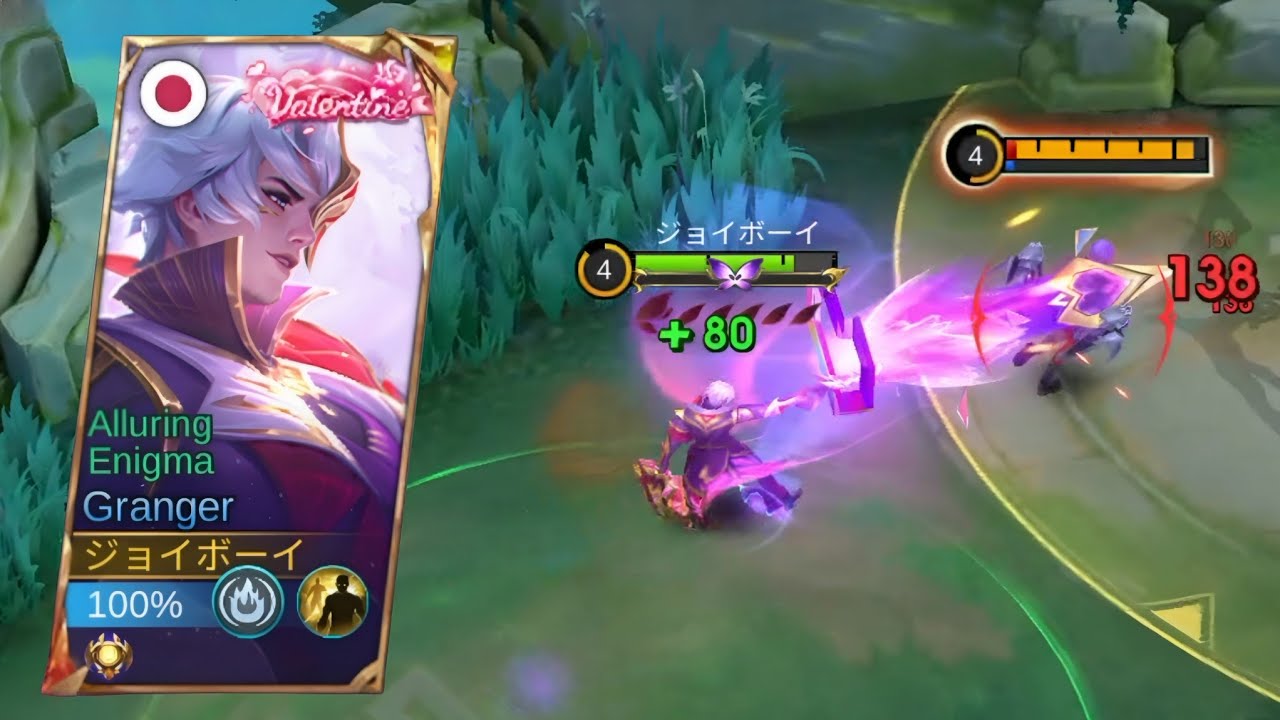 VALENTINE’S DAY SOLO WITH GRANGER VALENTINE SKIN | MLBB