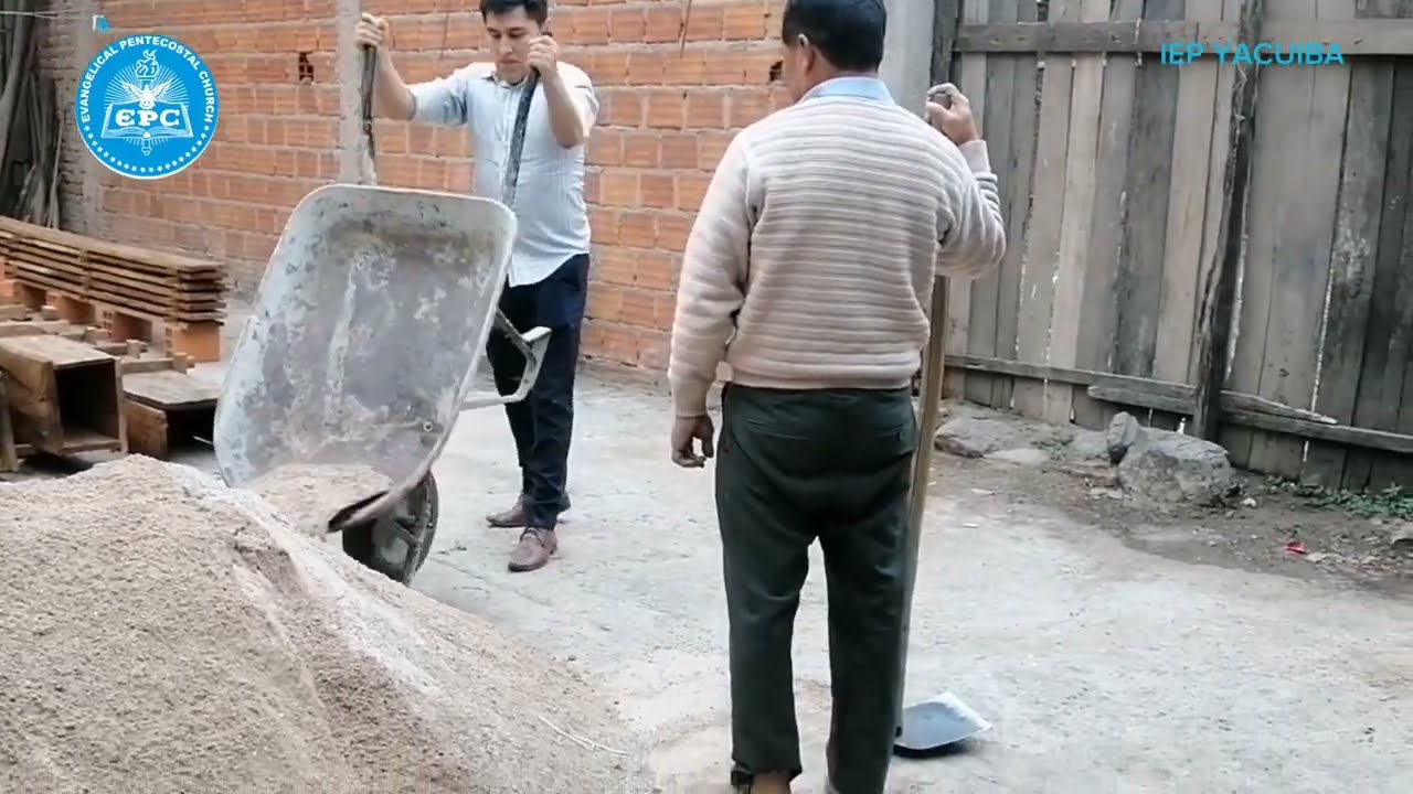 IEP Yacuiba, trabajo material, y visita de ciclistas de Tarija.