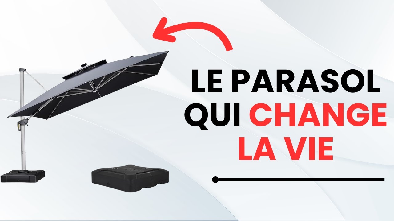 🥇TOP 4 : Meilleur Parasol Déporté 2025 🌞 Confort, Stabilité et Protection UV ! (Guide d'Achat)