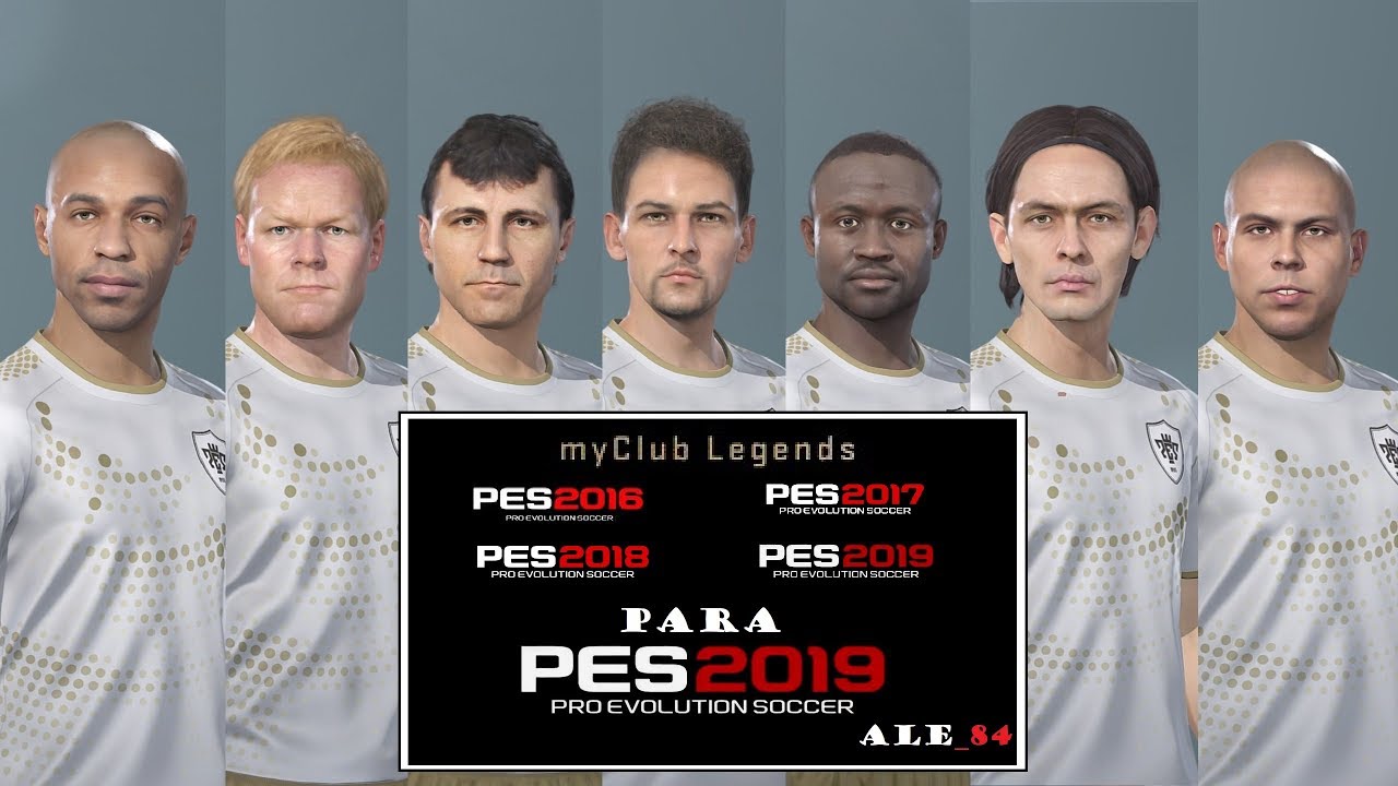 LAS 101 LEYENDAS OFICIALES DE PES 16, 17, 18 Y 19 PARA PES 2019 (PARA PC) ale_84