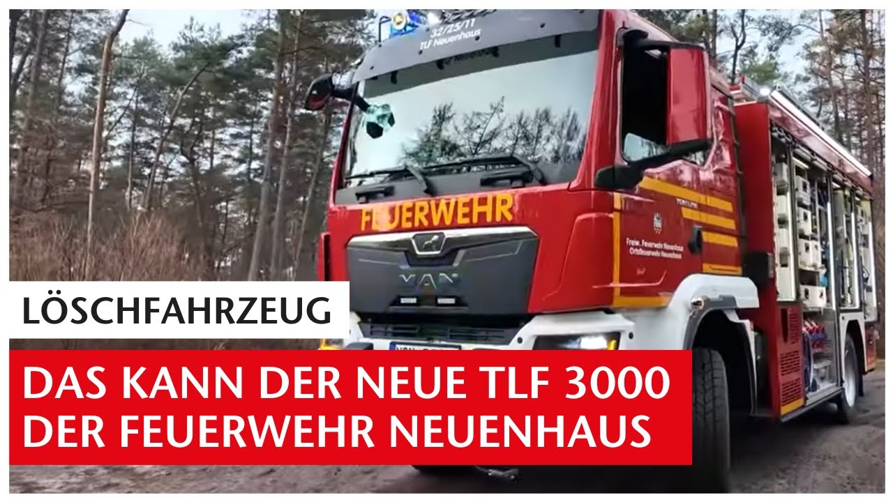 TLF 3000: Das kann das neue Löschfahrzeug der Feuerwehr Neuenhaus | GN-Online