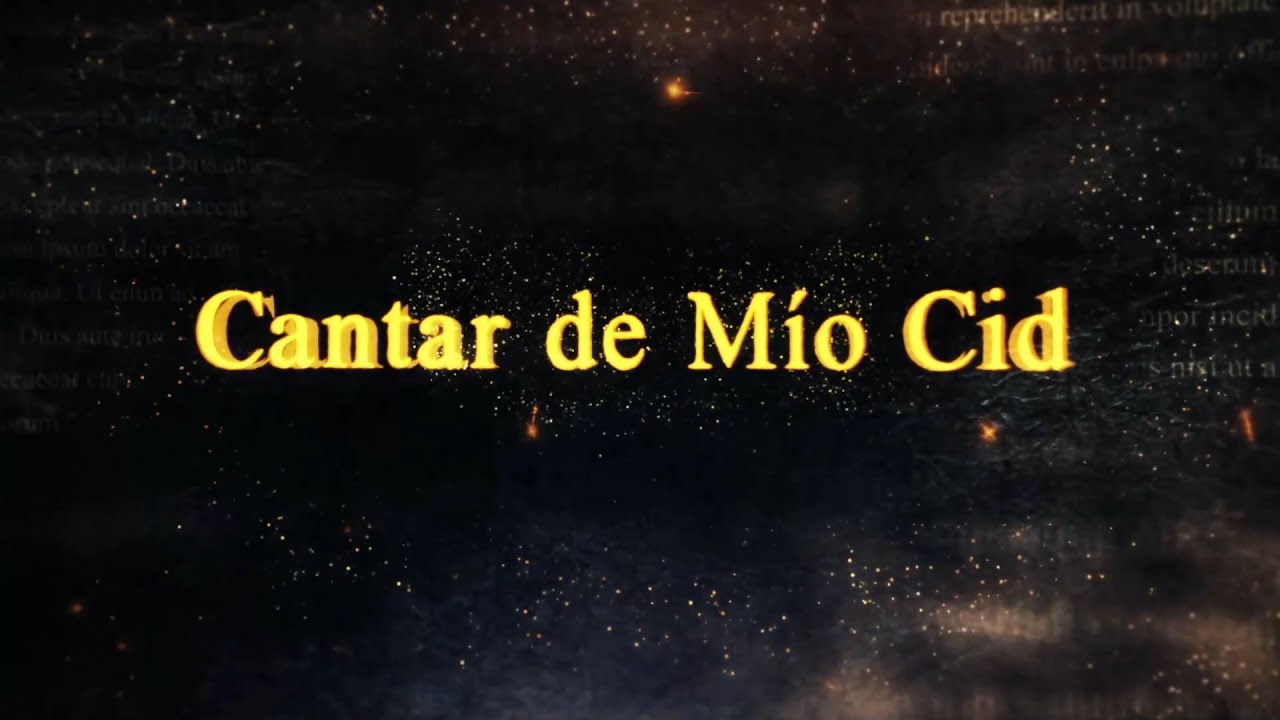 Épica medieval 3  El Cantar de Mío Cid