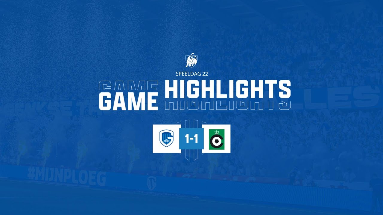 ⚽️ 22 - KRC Genk - Cercle Brugge - Game Highlights