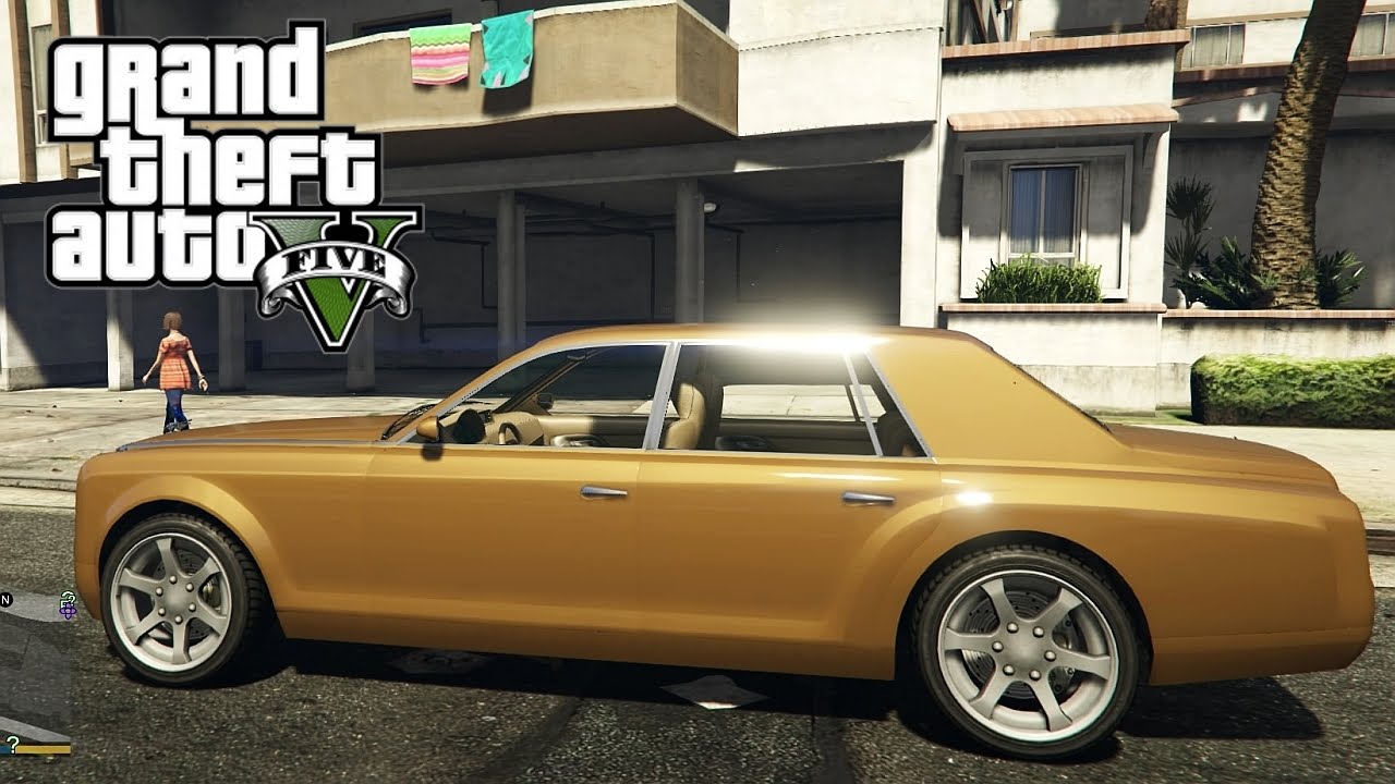 GTA V Next Gen PS4 - Enus Super Diamond Luxury Four-Door Sedan Test Drive