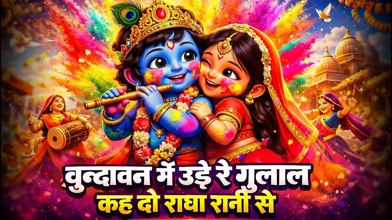 Vrindavan Mein Ude Re Gulal - वृन्दावन में उड़े रे गुलाल कह दो राधा रानी से | Holi Bhajan #holi