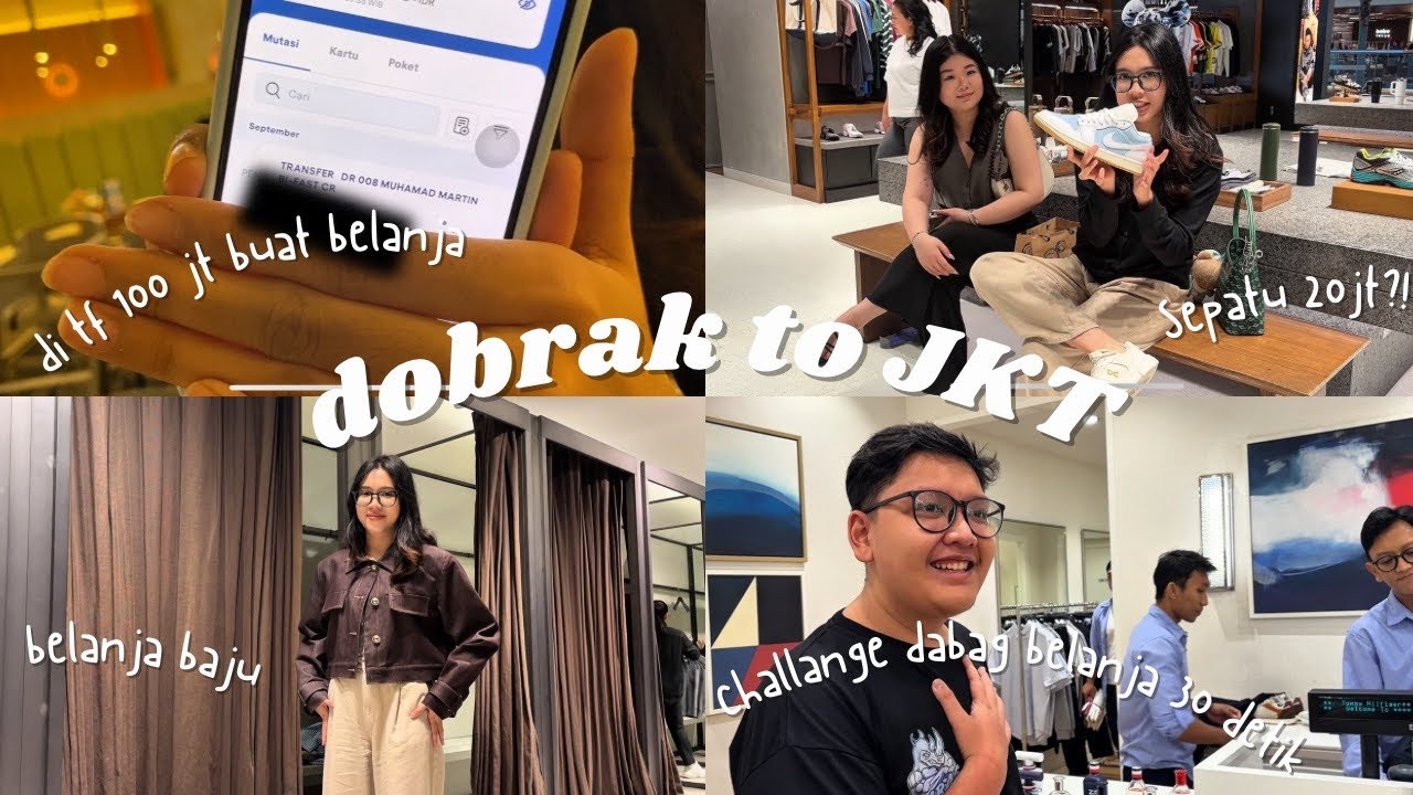 AKU MENGHABISKAN 100 JUTA UANG JOHAN UNTUK BELANJA DI PIM VLOG DOBRAK KE JAKARTA!!