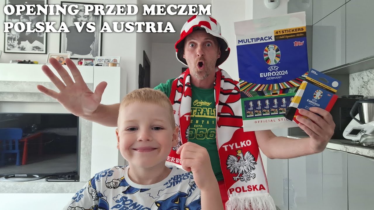 OPENING PRZED MECZEM POLSKA VS AUSTRIA EURO 2024 NAKLEJKI SZOK ZOBACZCIE CO WPADŁO! POLSKA DO BOJU!