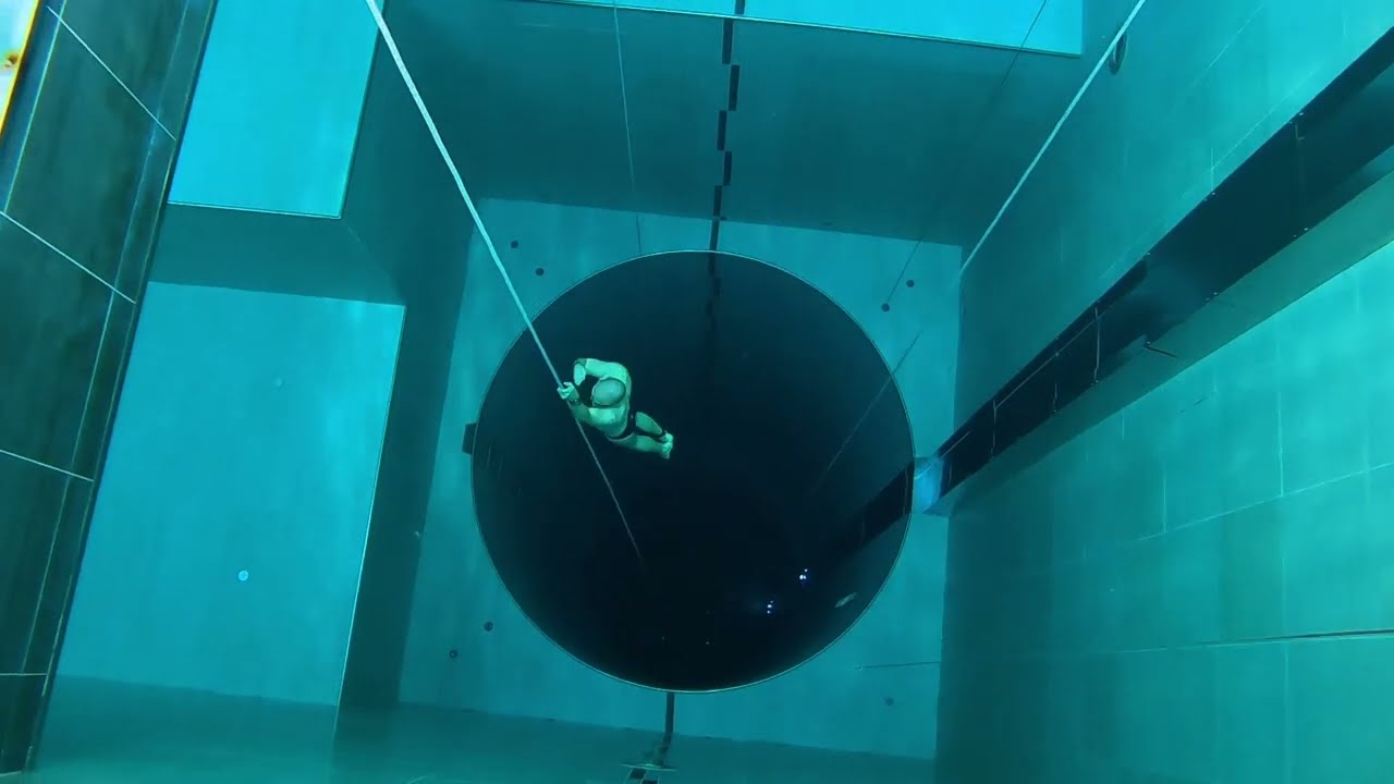 Freediving training / Y-40 / Free immersion apnea