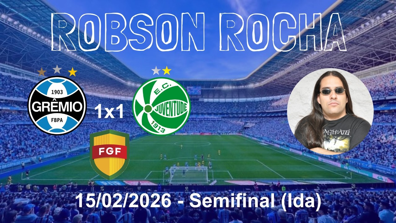 Resenha pós jogo de Grêmio x Juventude pelas semifinais (IDA) do Gauchão 2026.