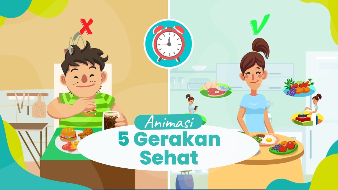Animasi 5 Gerakan Sehat