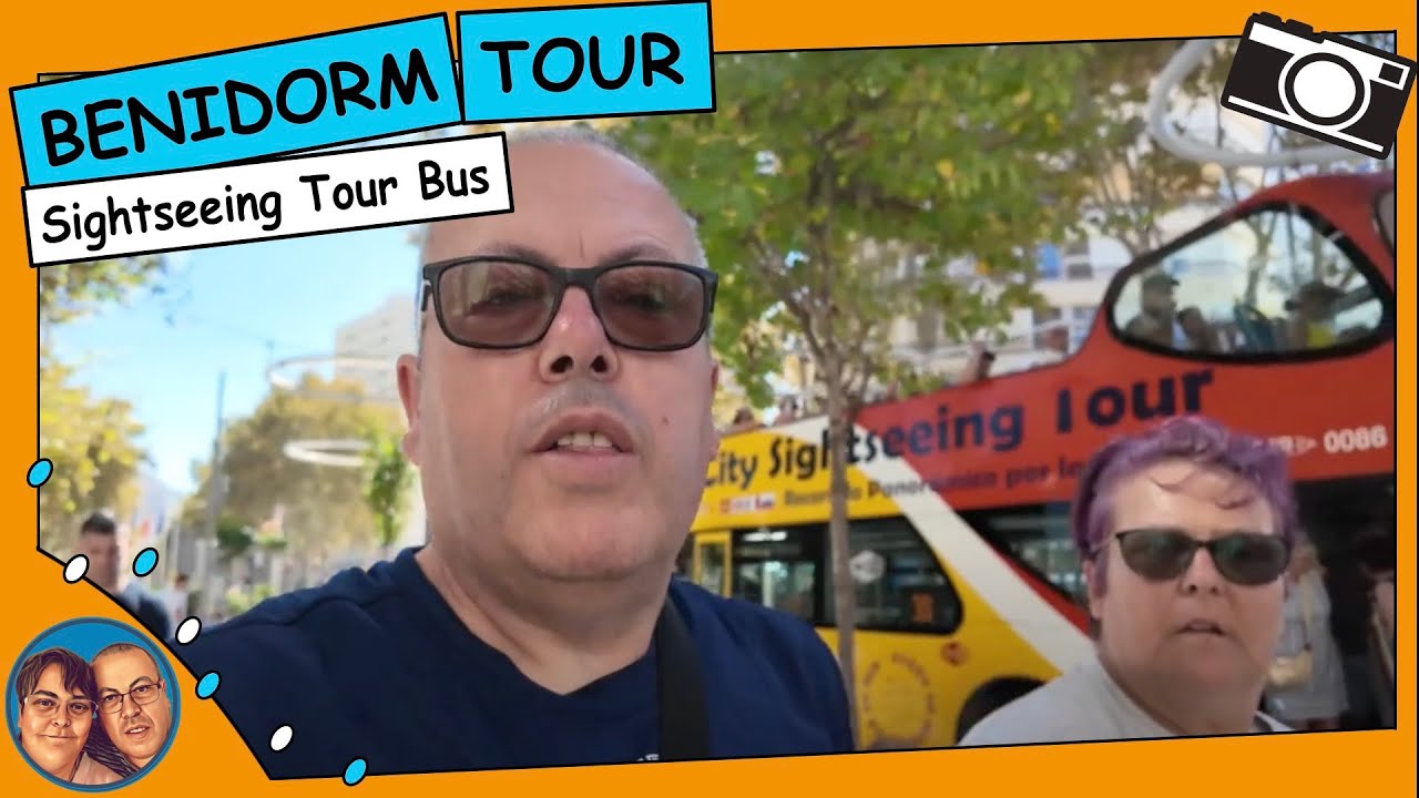 Benidorm Sightseeing Tour Bus Ride - Amazing Views of Benidorm beaches and streets.