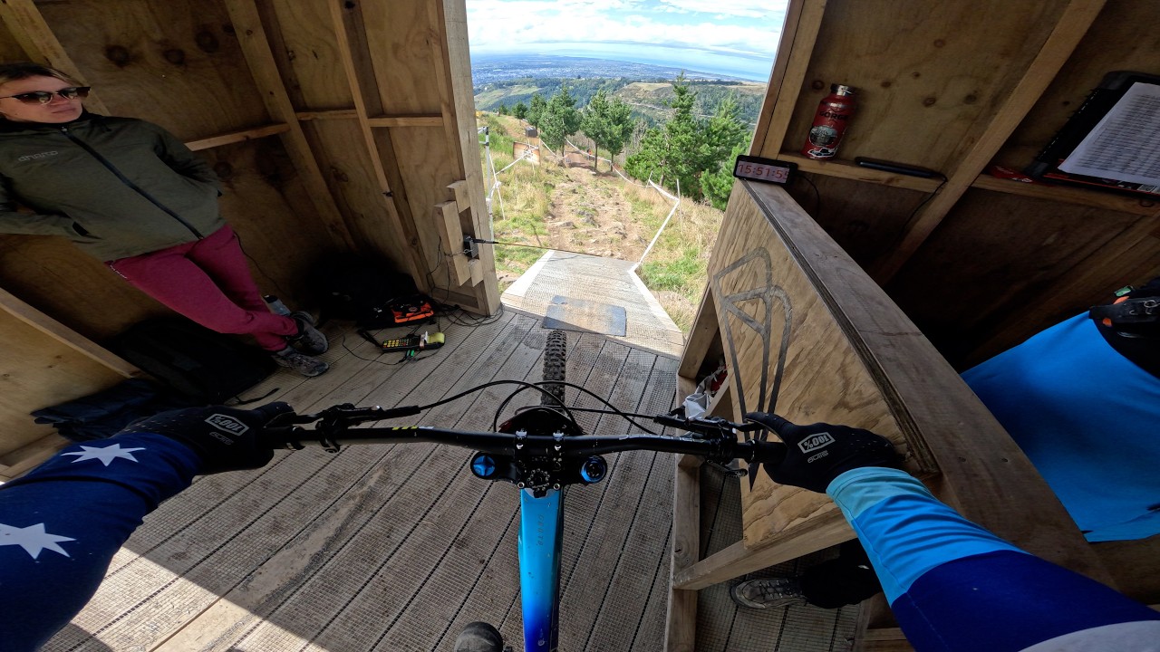 1st PLACE CRANKWORX CHRISTCHURCH DH quali!
