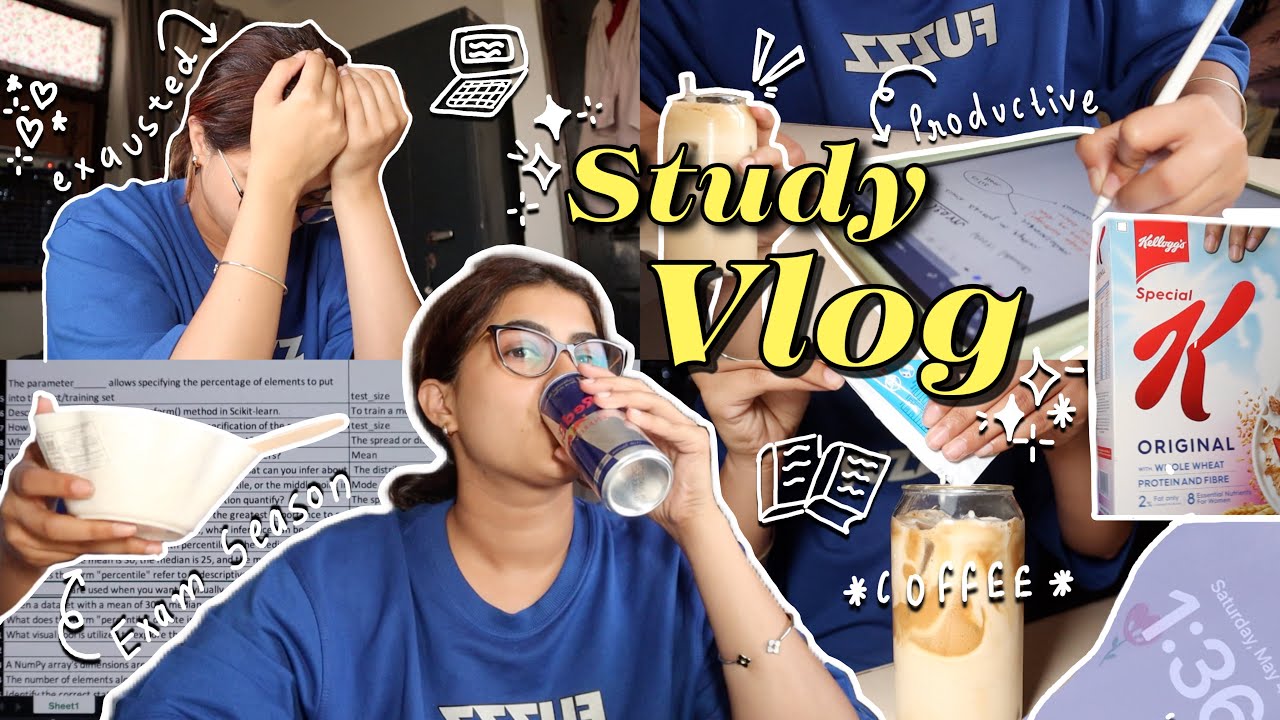 STUDY VLOG (2nd year computer science student) | watch this for study motivation 🎧💻