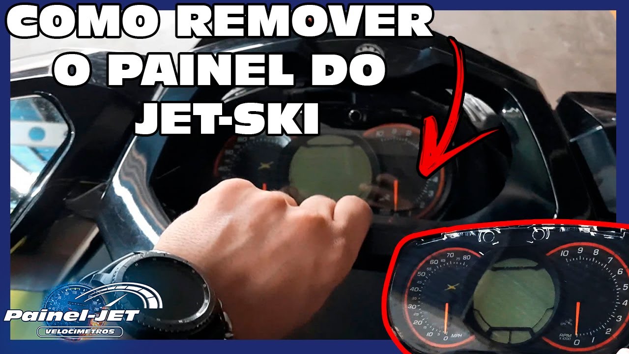 RETIRAR DESMONTAR PAINEL JETSKI SEADOO RXT 260 GTX 155 HOW TO DISASSEMBLY JETSKI CLUSTER