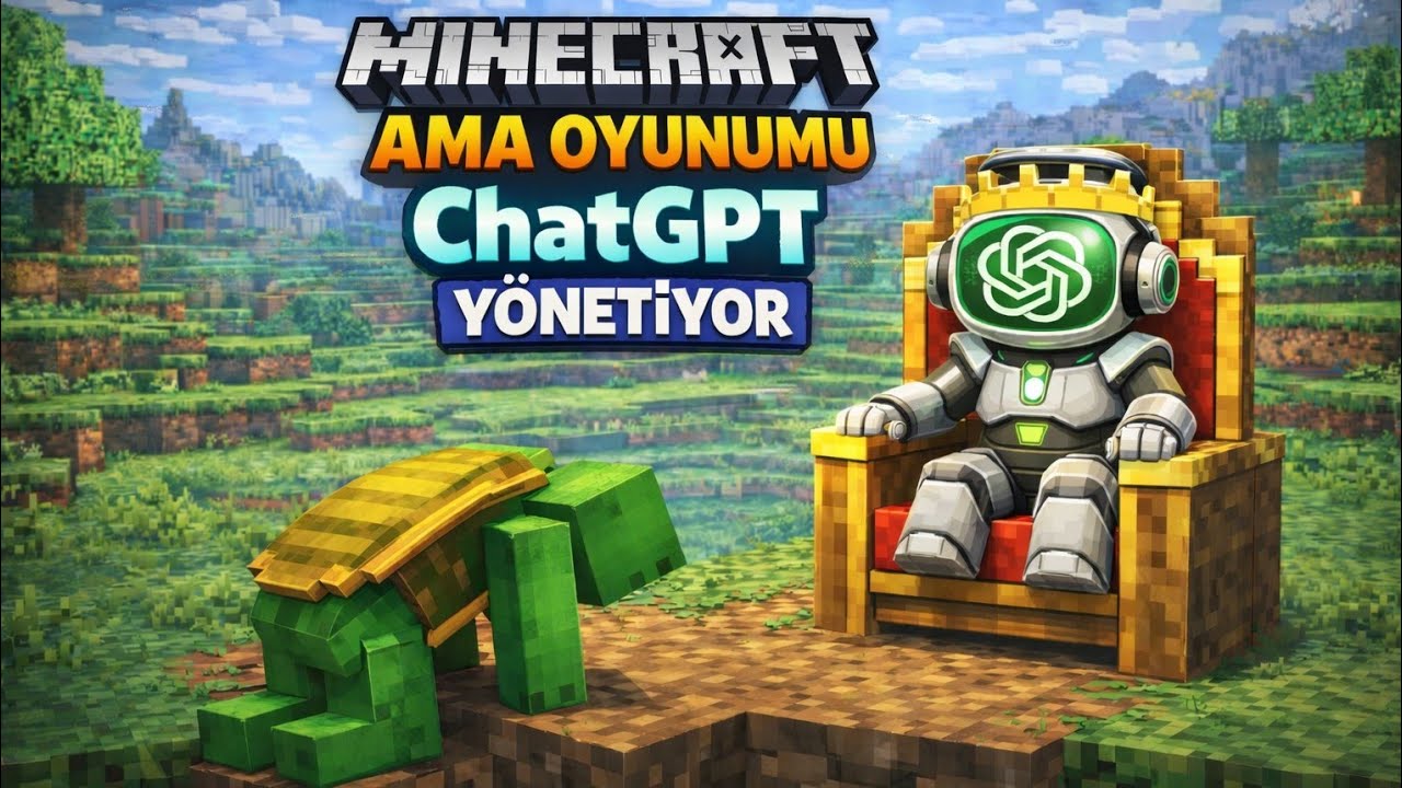 Minecraft ama oyunumu ChatGPT yönetiyor | minecraft