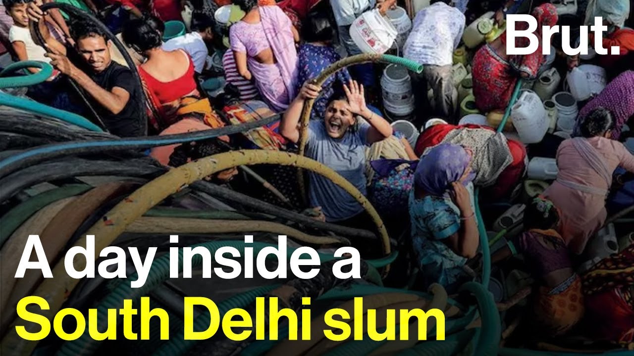 A day inside a South Delhi slum fighting for water