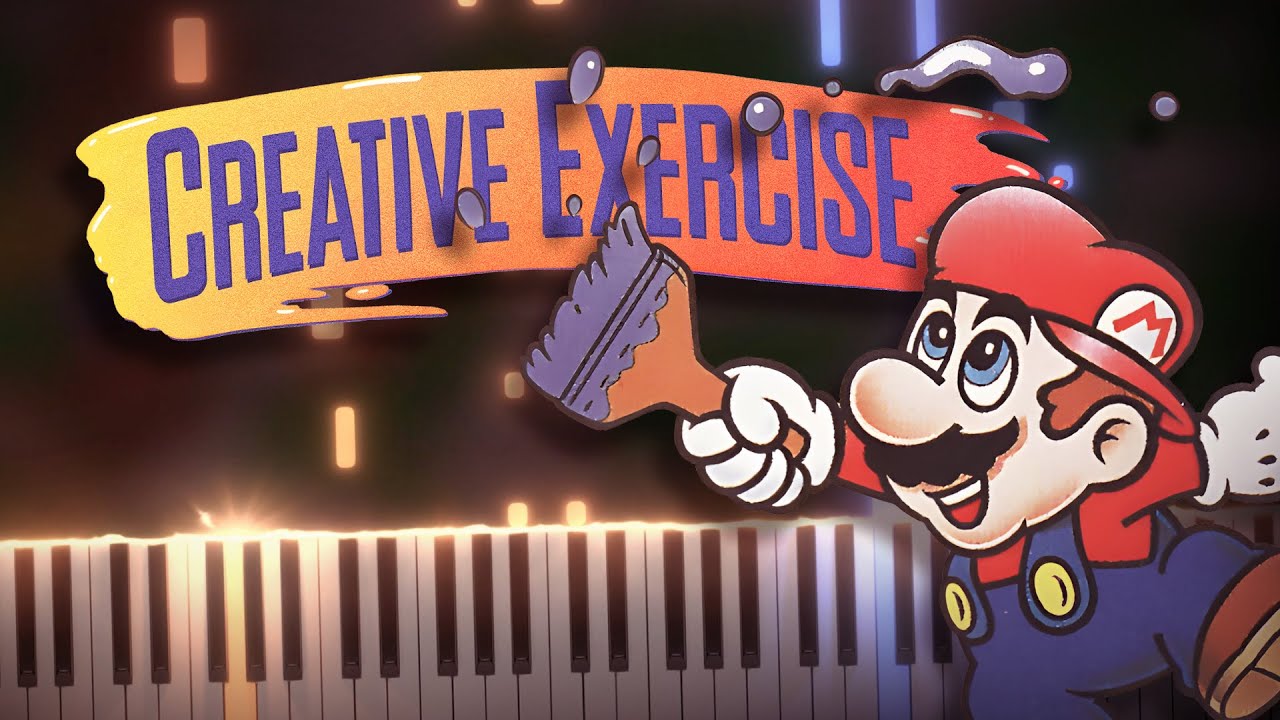 Creative Exercise - Mario Paint | Piano Tutorial