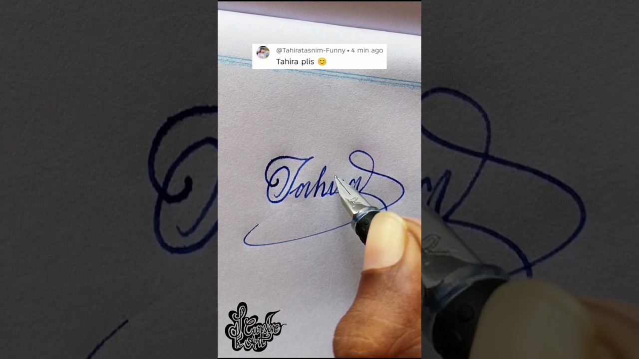 Stylish Name | Tahira | Stylish Signature | Calligraphy Signature