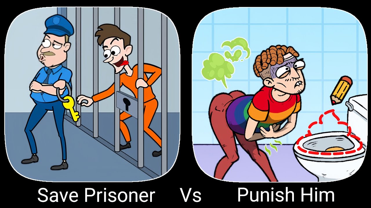 Save Prisoner Vs Punish Him - iOS Android Gameplay Walkthrough